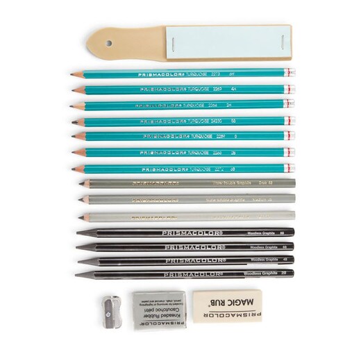 Prismacolor Premier Graphite Drawing Kit - 18 Pieces